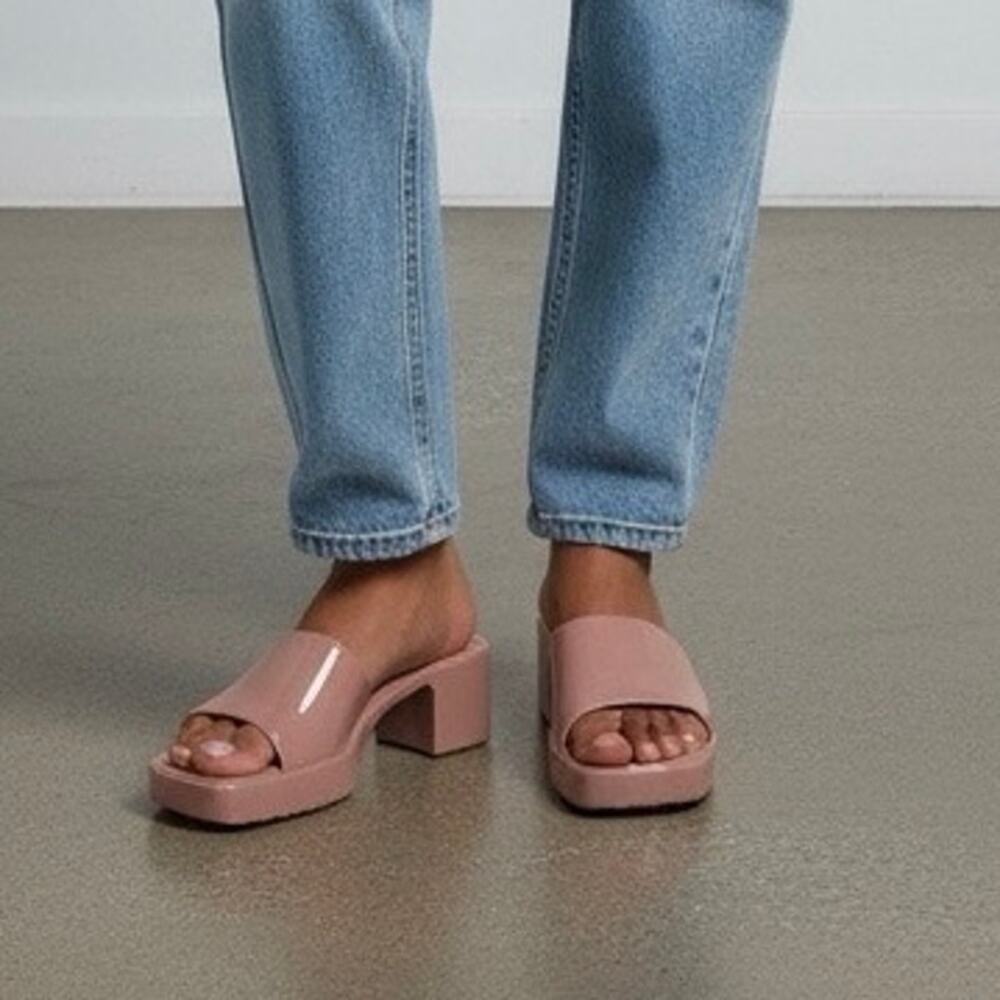 New French connection Almira sandal heel black size 7